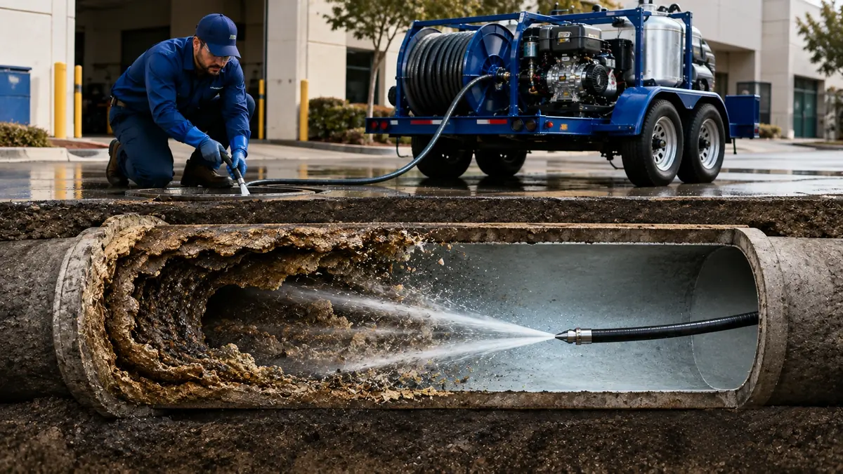Sewer Pipe Descaling in Sunol